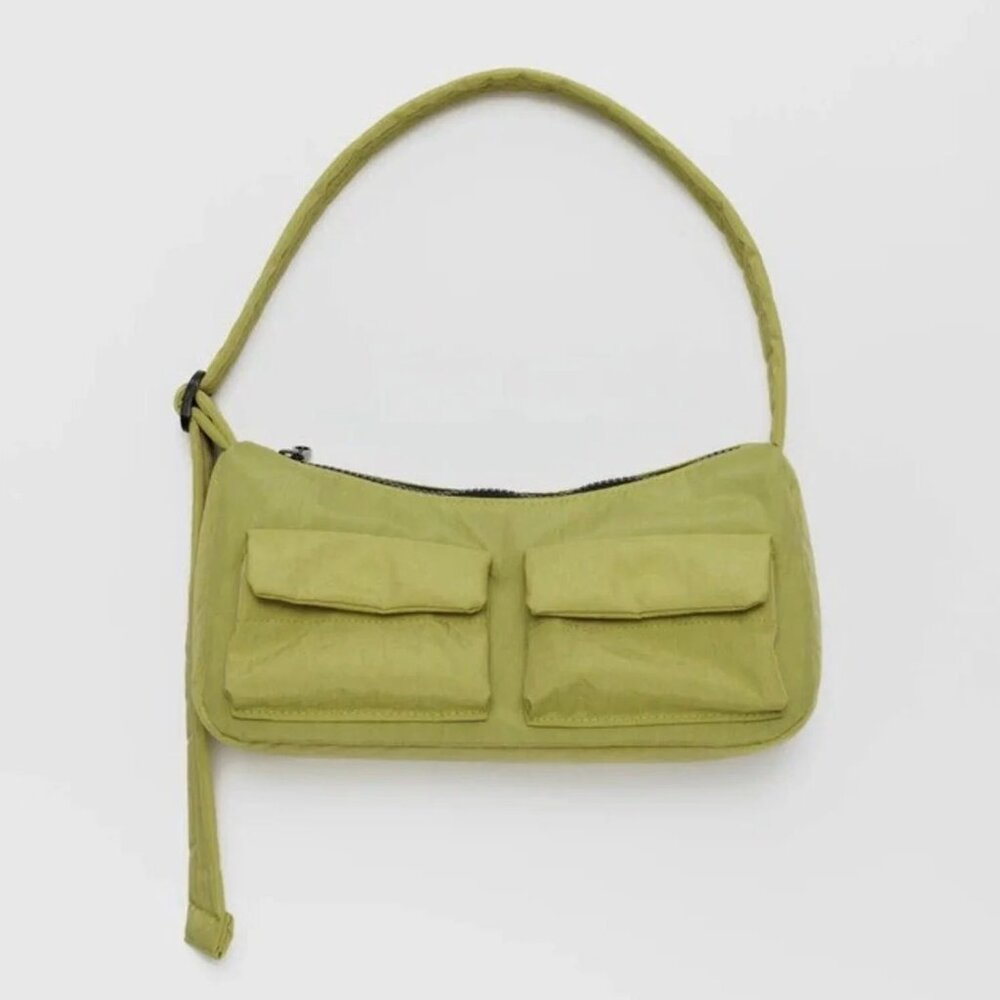 NWT Baggu Cargo Shoulder Bag - Lemongrass